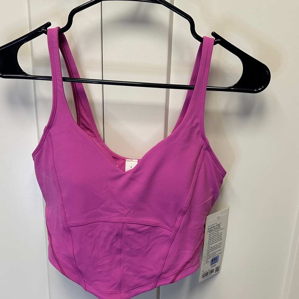 lululemon athletica Magenta Crop Top